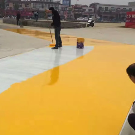 宝山彩色路面喷涂翻新的使用寿命多长